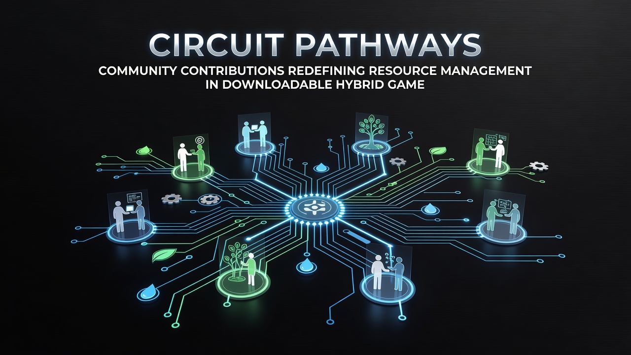 Examples of resource flow diagrams modified by community contributors in hybrid game archives