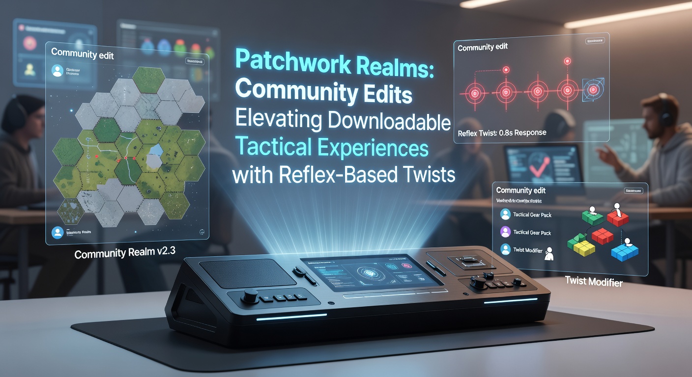 Split screen view comparing PC and mobile tactical gameplay with community-added reflex timing indicators