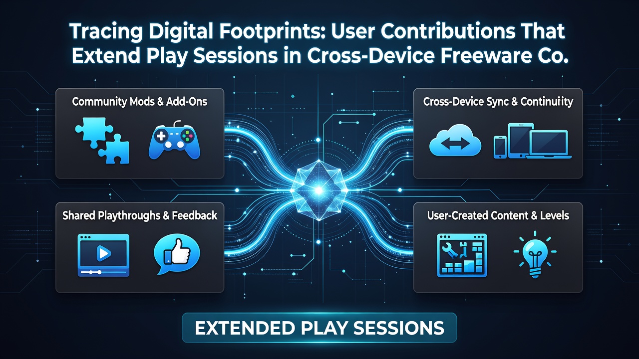 User modification interfaces on PC and mobile demonstrating extended play through community edits