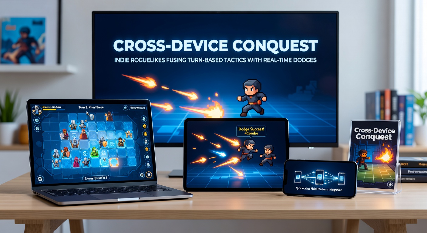 Close-up of hybrid roguelike interface on a mobile device, showing tactical unit selection transitioning to a real-time dodge sequence
